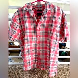 Men’s short sleeve button up